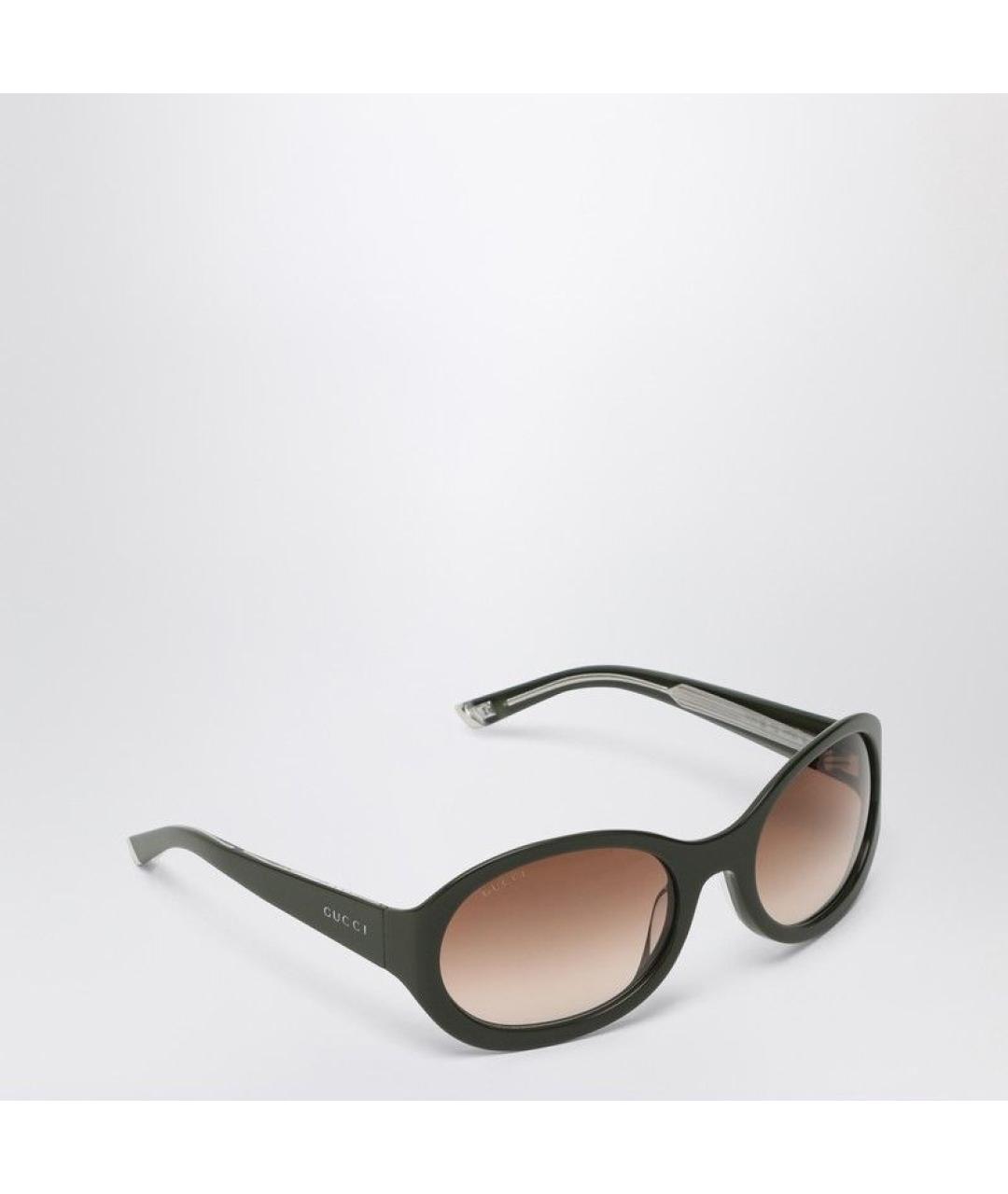 GUCCI Зеленые солнцезащитные очки, фото 2