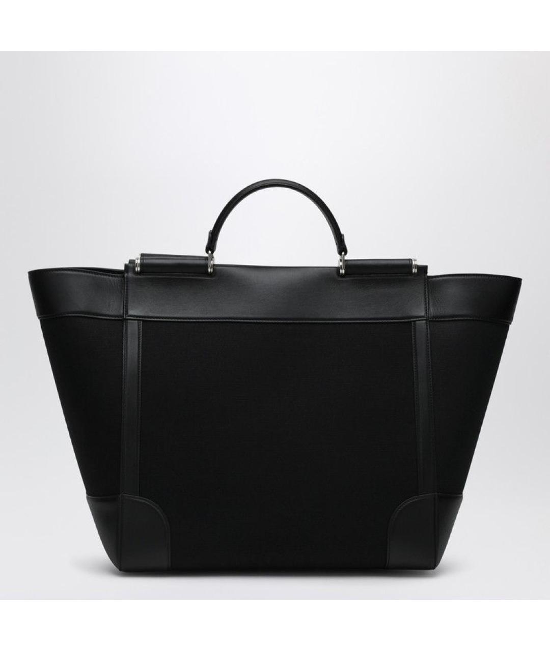 DOLCE&GABBANA Черная сумка тоут, фото 2