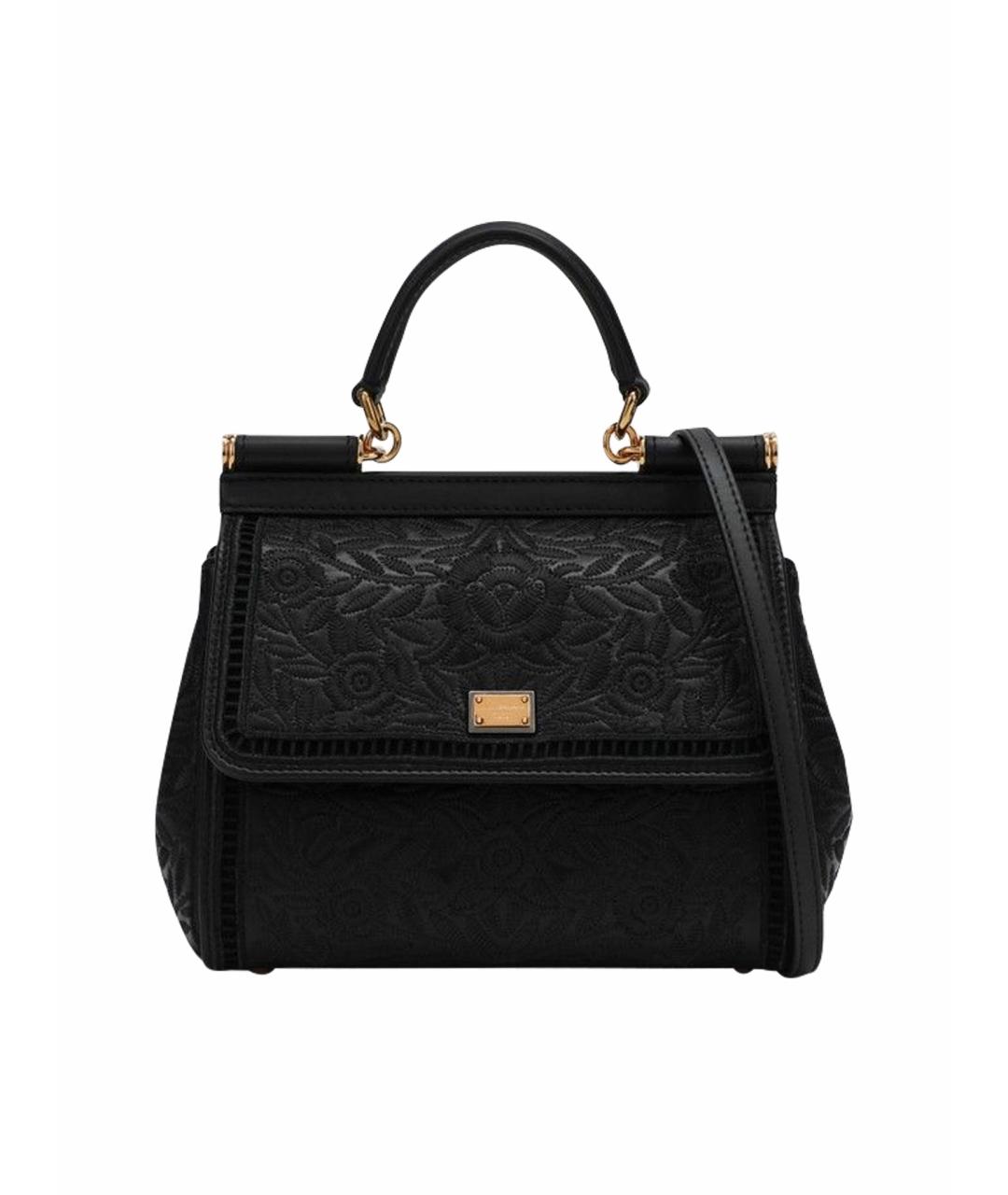 DOLCE&GABBANA Черная сумка с короткими ручками, фото 1