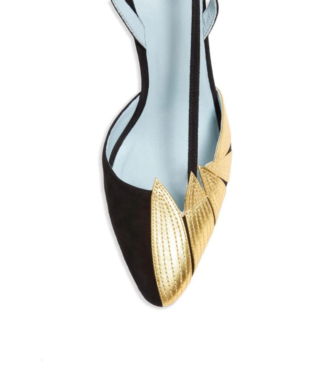 VALENTINO Черные кожаные туфли, фото 5