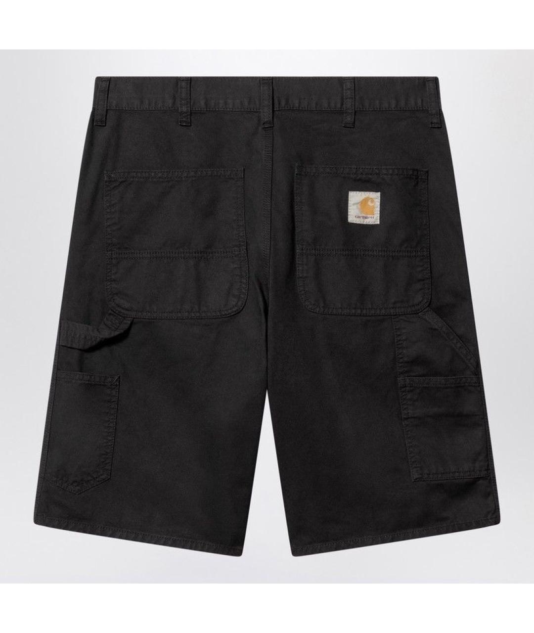 CARHARTT WIP Черные хлопковые шорты, фото 2