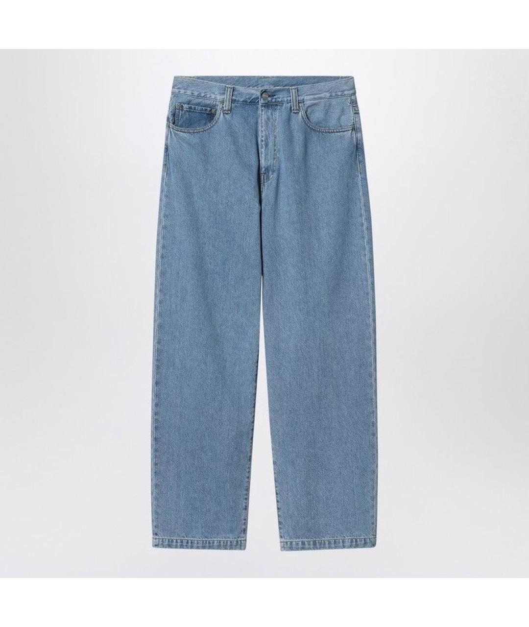 CARHARTT WIP Голубые прямые джинсы, фото 3