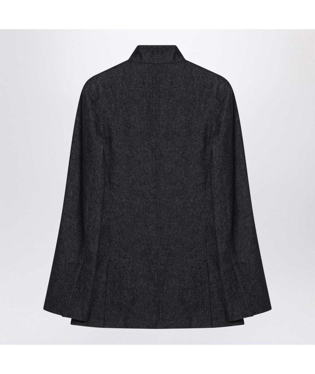MAX MARA Темно-синяя хлопковая куртка, фото 2