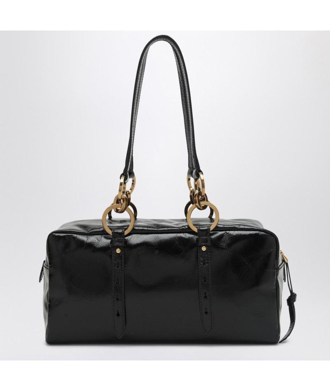 PRADA Черная кожаная сумка тоут, фото 2