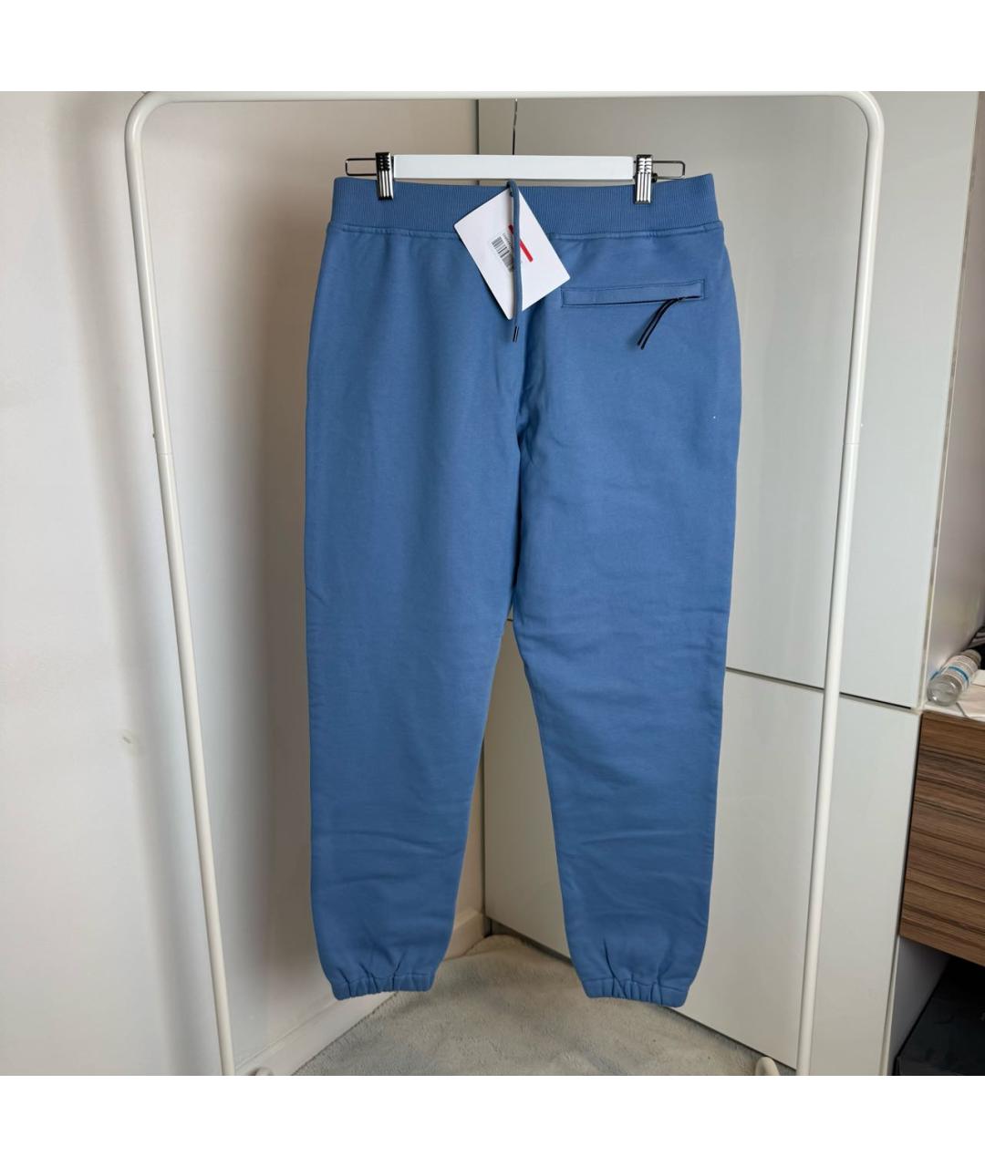 CP COMPANY Голубые хлопковые повседневные брюки, фото 2