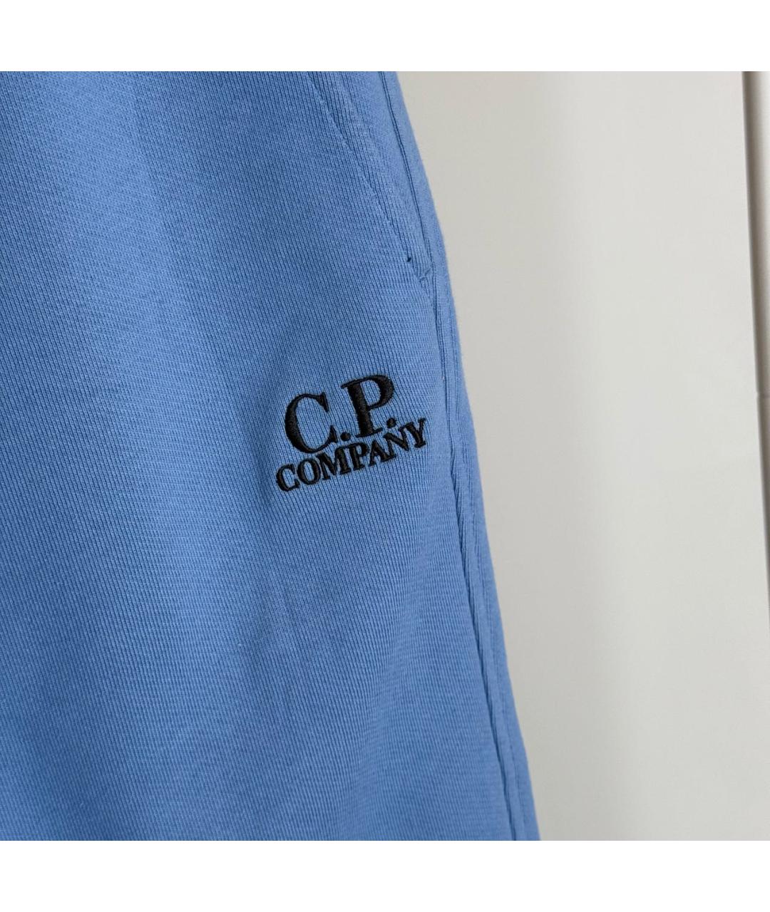 CP COMPANY Голубые хлопковые повседневные брюки, фото 3