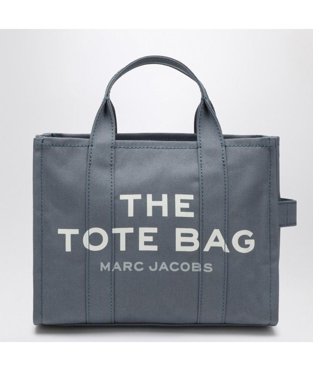 MARC JACOBS Синяя хлопковая сумка тоут, фото 3