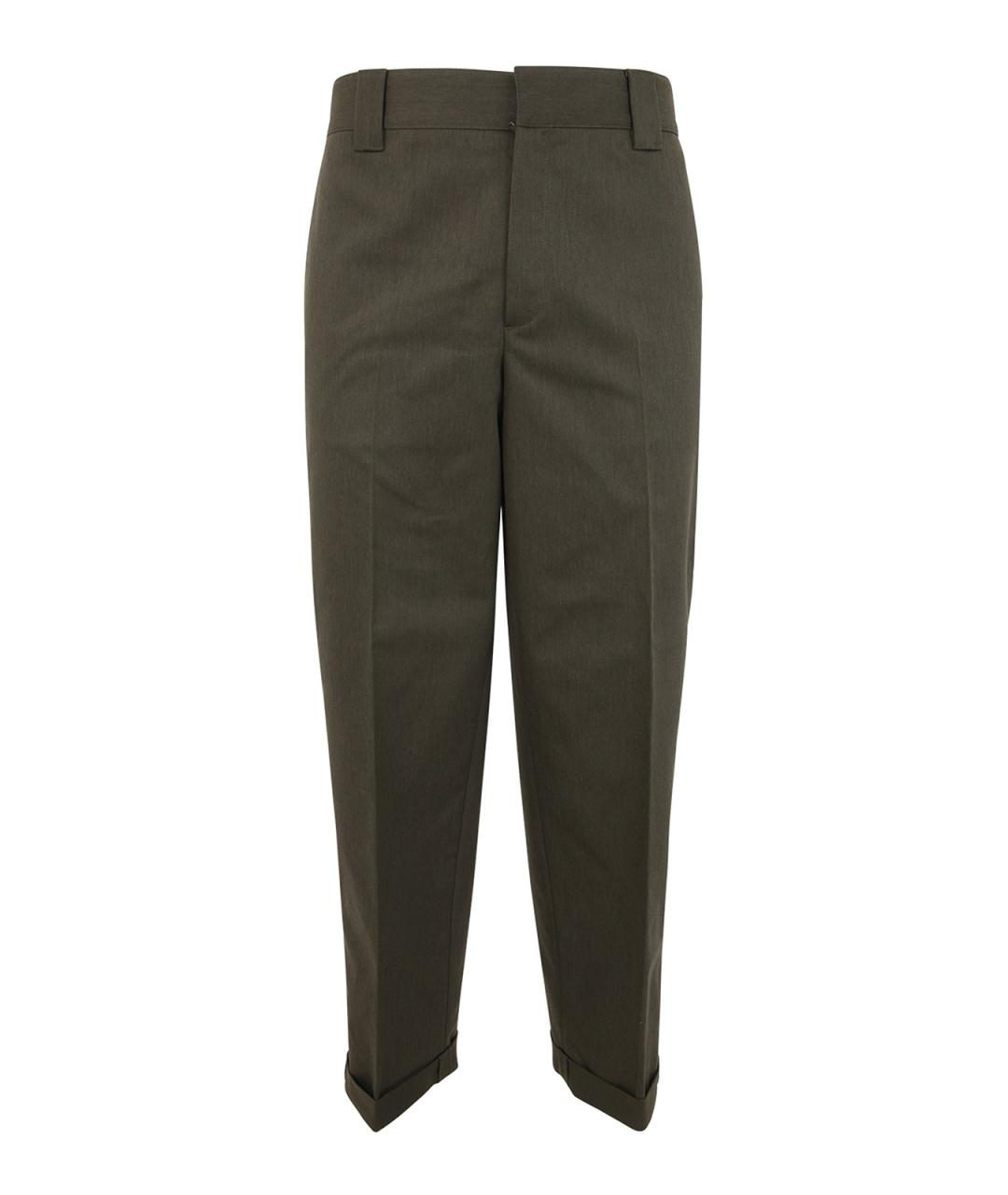 GOLDEN GOOSE DELUXE BRAND Зеленые полиэстеровые брюки чинос, фото 1