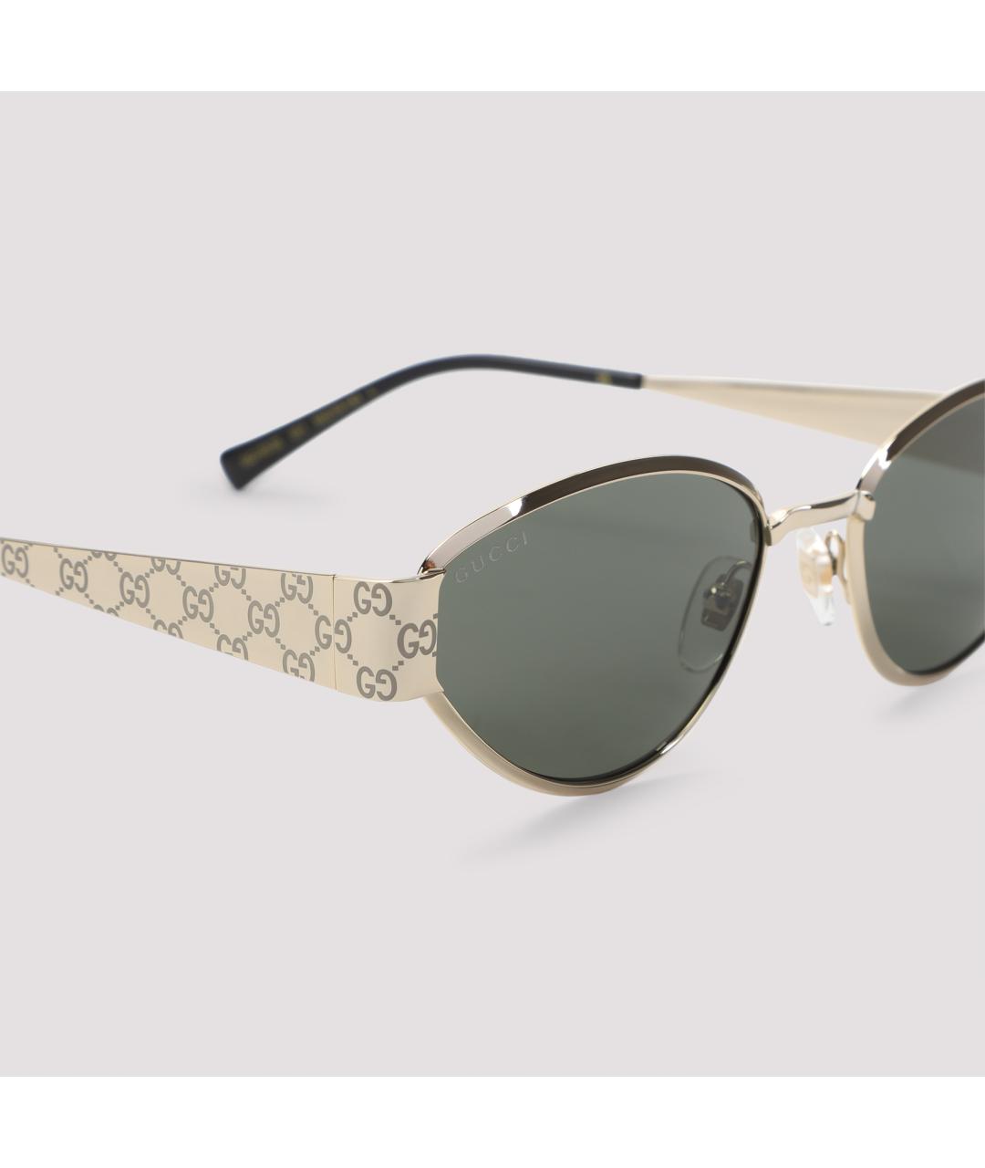 GUCCI Металлические солнцезащитные очки, фото 4
