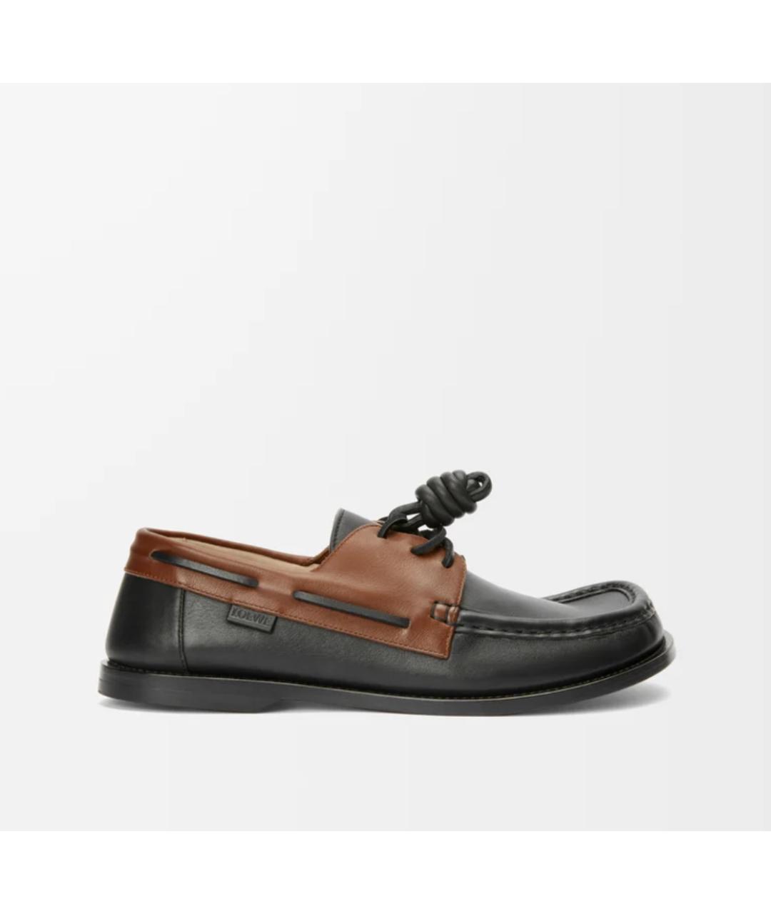 LOEWE Мульти кожаные лоферы, фото 4