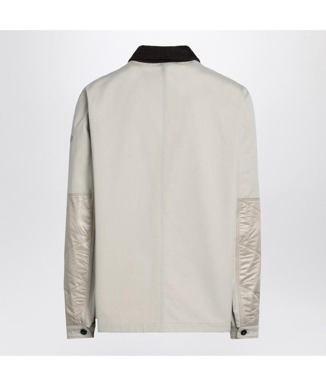 MONCLER Бежевая полиэстеровая куртка, фото 2