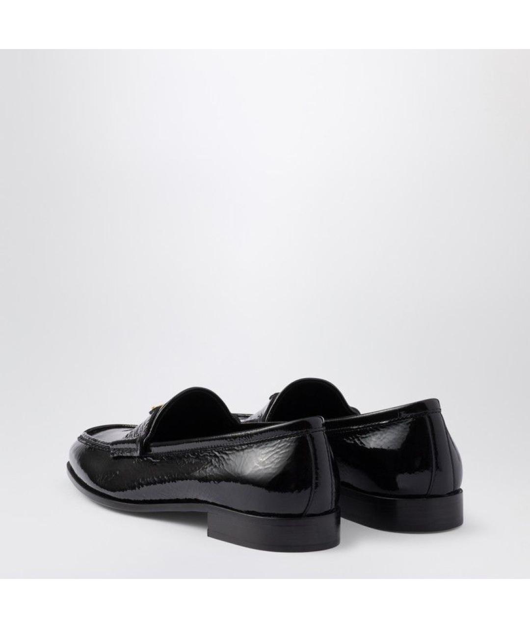 PRADA Черные кожаные лоферы, фото 3