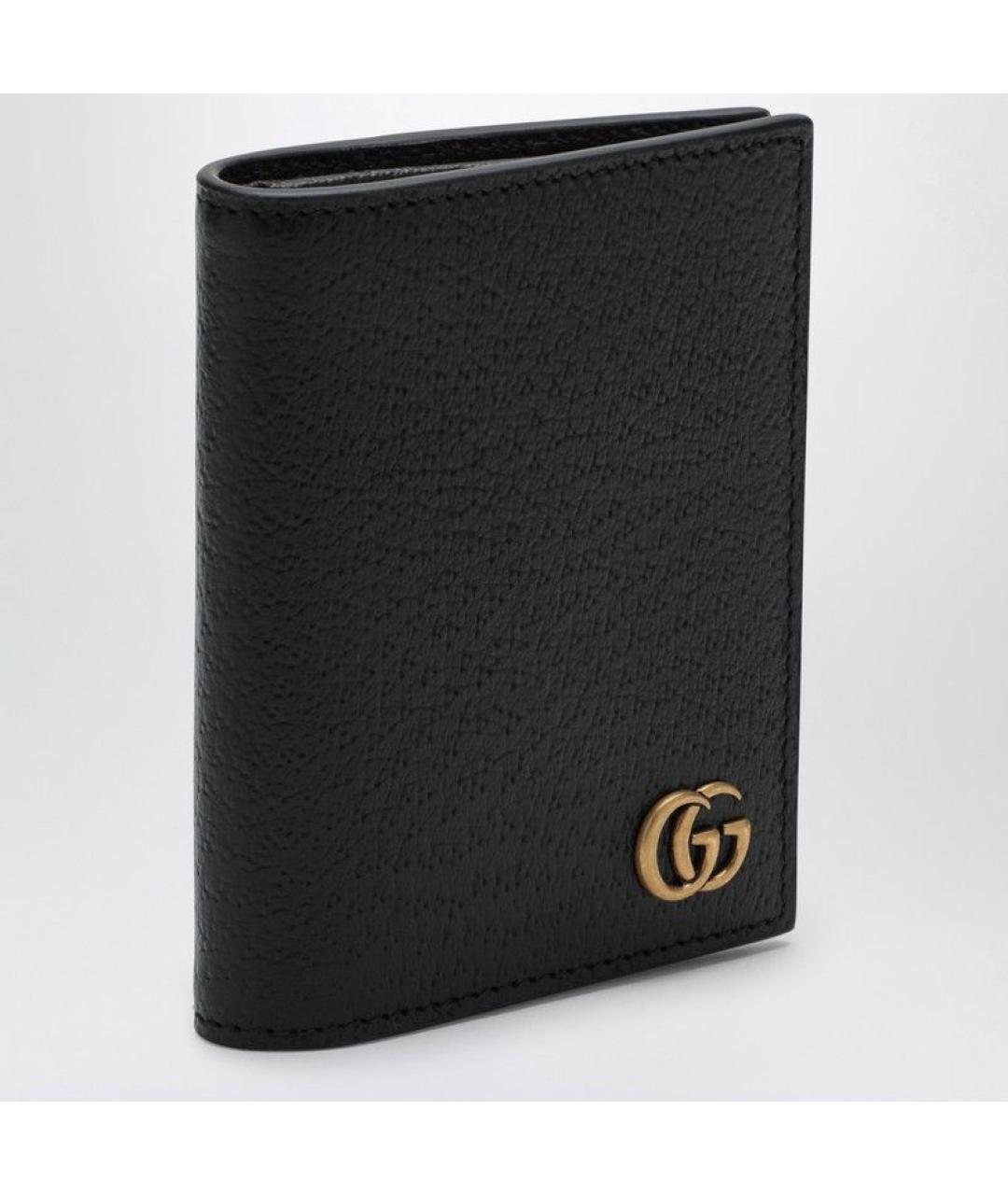 GUCCI Черный кожаный кардхолдер, фото 2