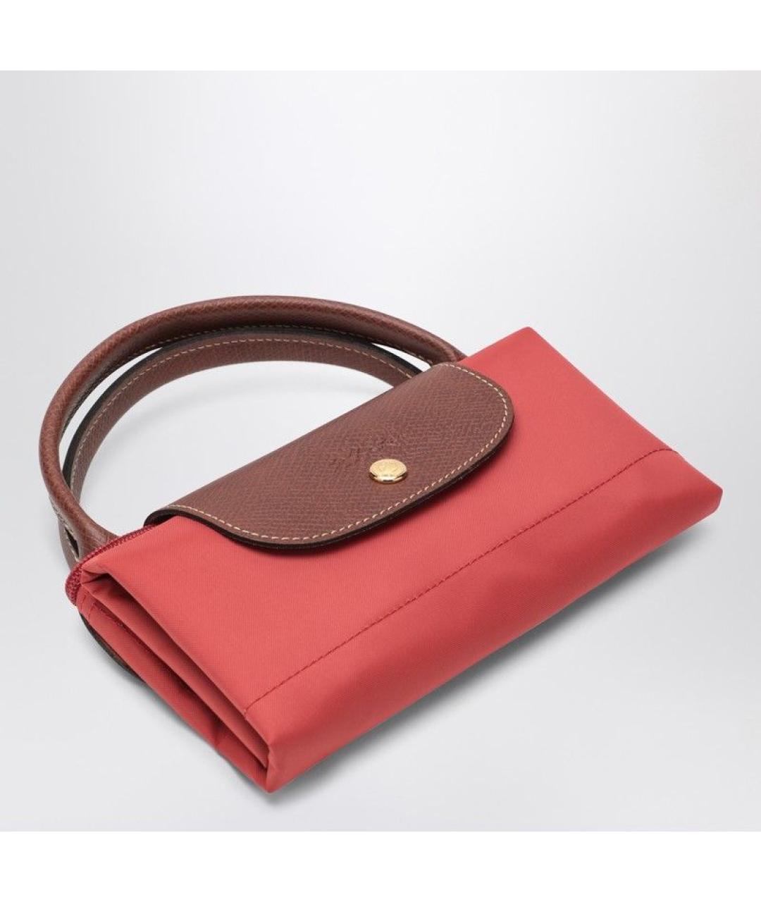 LONGCHAMP Красная синтетическая дорожная/спортивная сумка, фото 2