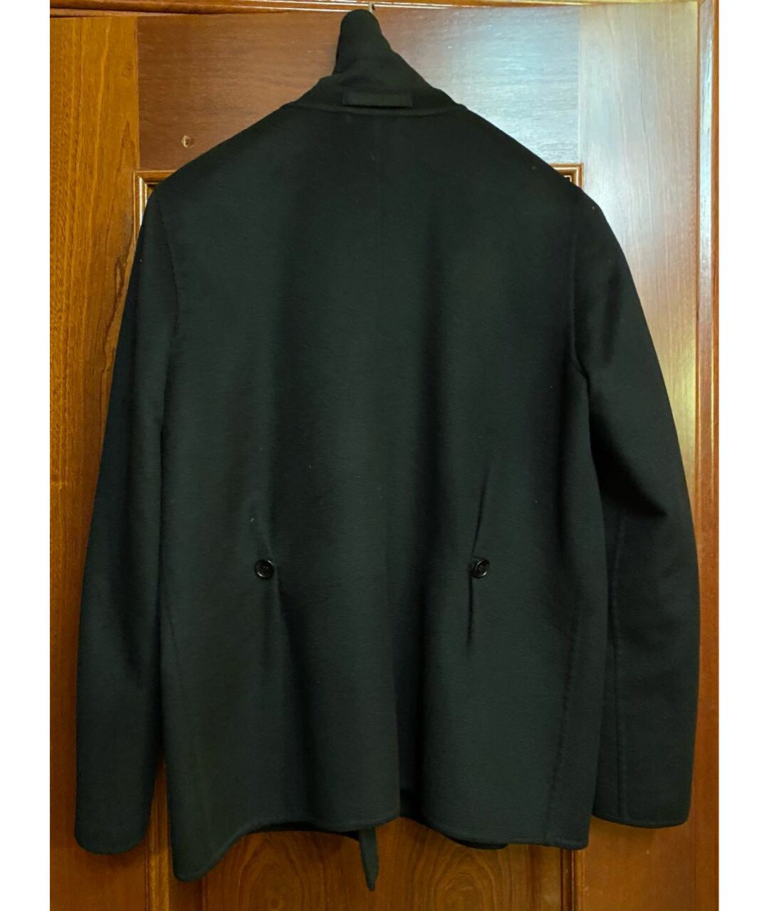 GIORGIO ARMANI Черное кашемировое пальто, фото 2