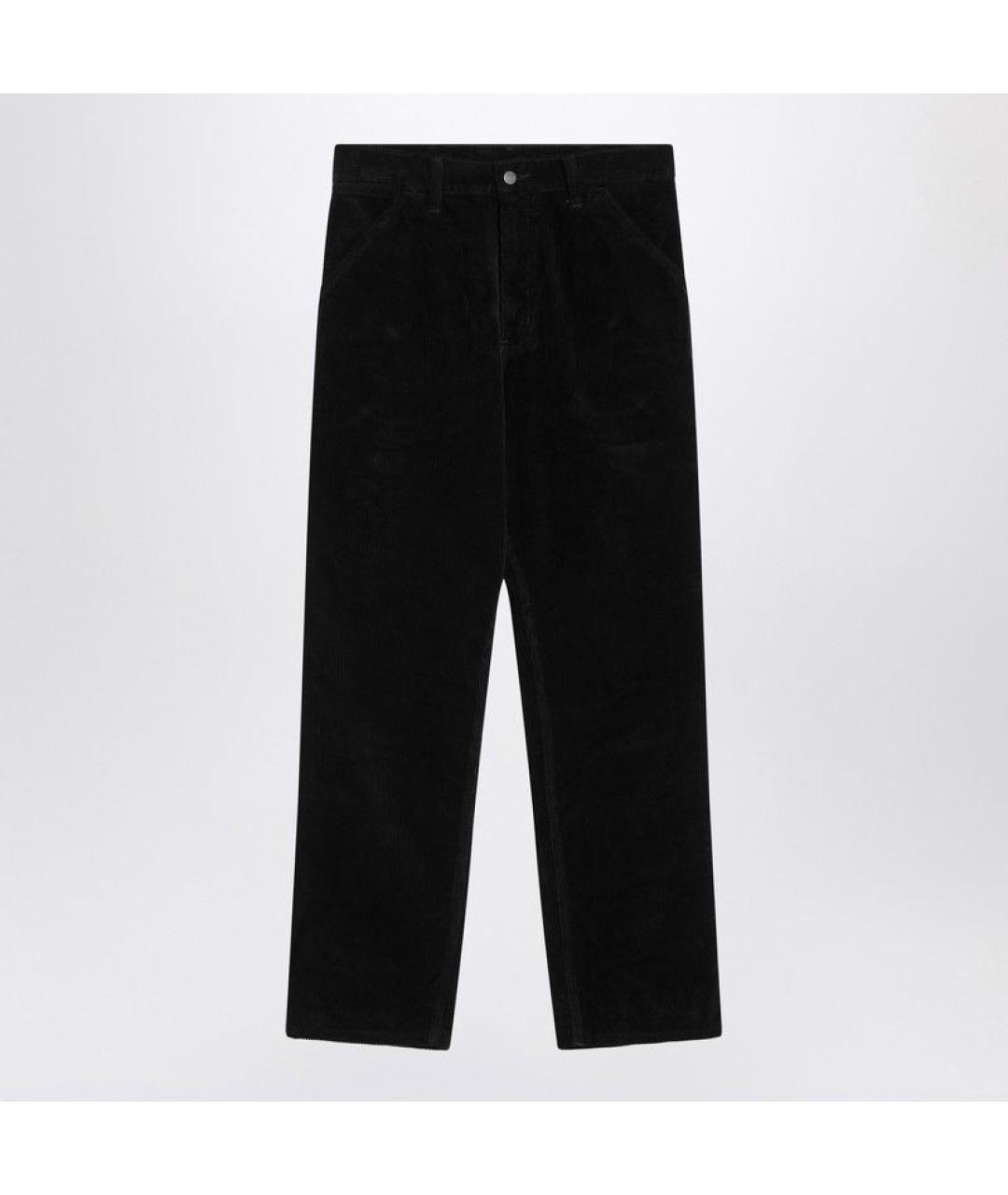 CARHARTT WIP Черные полиэстеровые повседневные брюки, фото 3