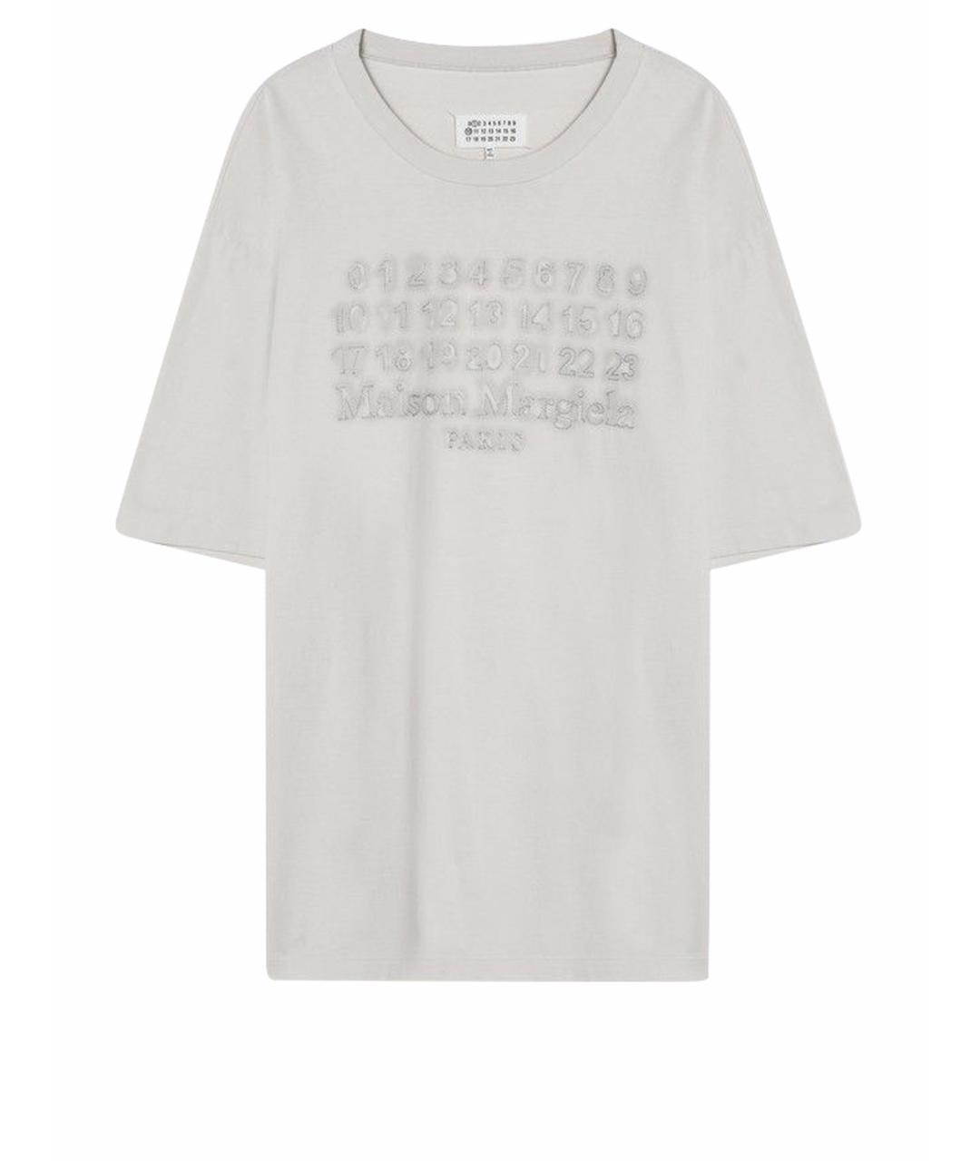 MAISON MARGIELA Белая хлопковая футболка, фото 1