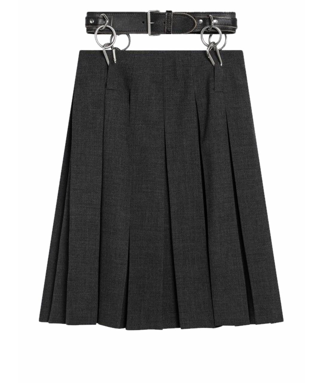 PRADA Мульти шерстяная юбка миди, фото 1