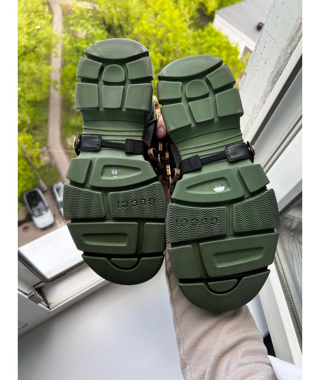 GUCCI Мульти кожаные кроссовки, фото 4