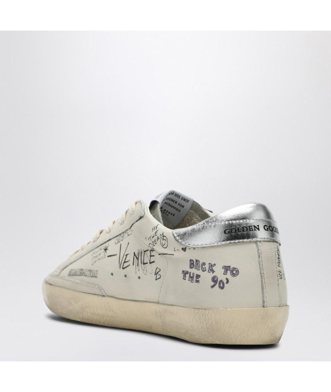 GOLDEN GOOSE DELUXE BRAND Мульти кожаные низкие кроссовки / кеды, фото 3