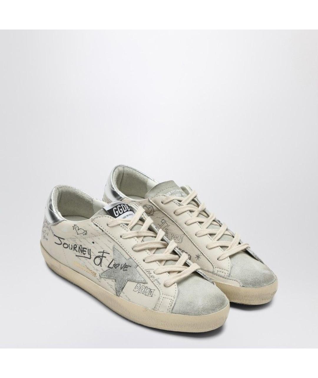 GOLDEN GOOSE DELUXE BRAND Мульти кожаные низкие кроссовки / кеды, фото 2