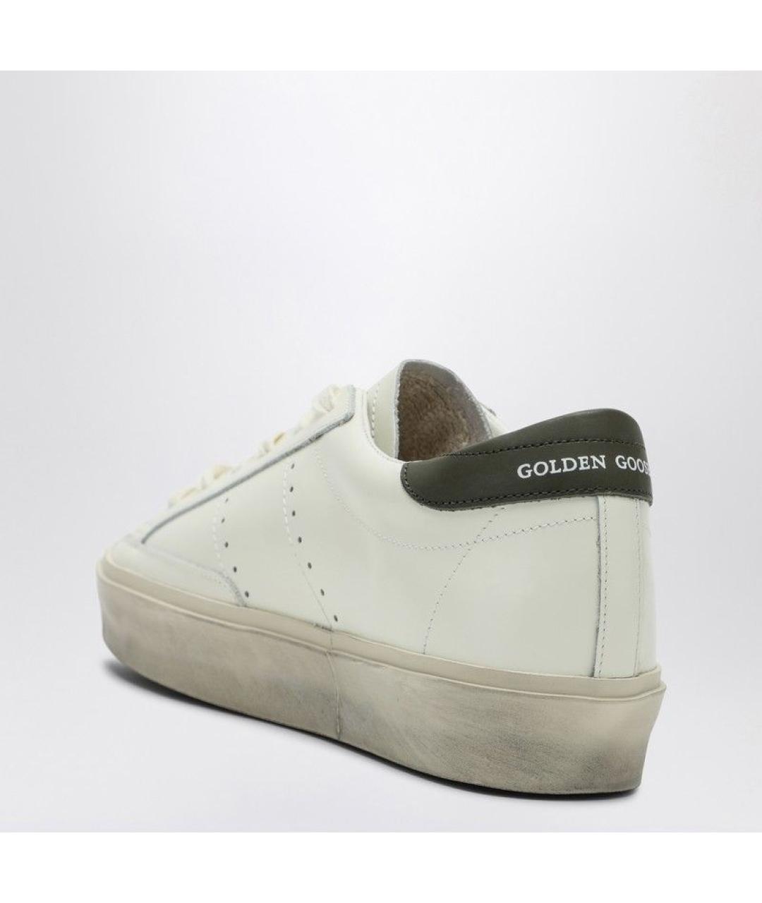 GOLDEN GOOSE DELUXE BRAND Белые кожаные кеды, фото 3
