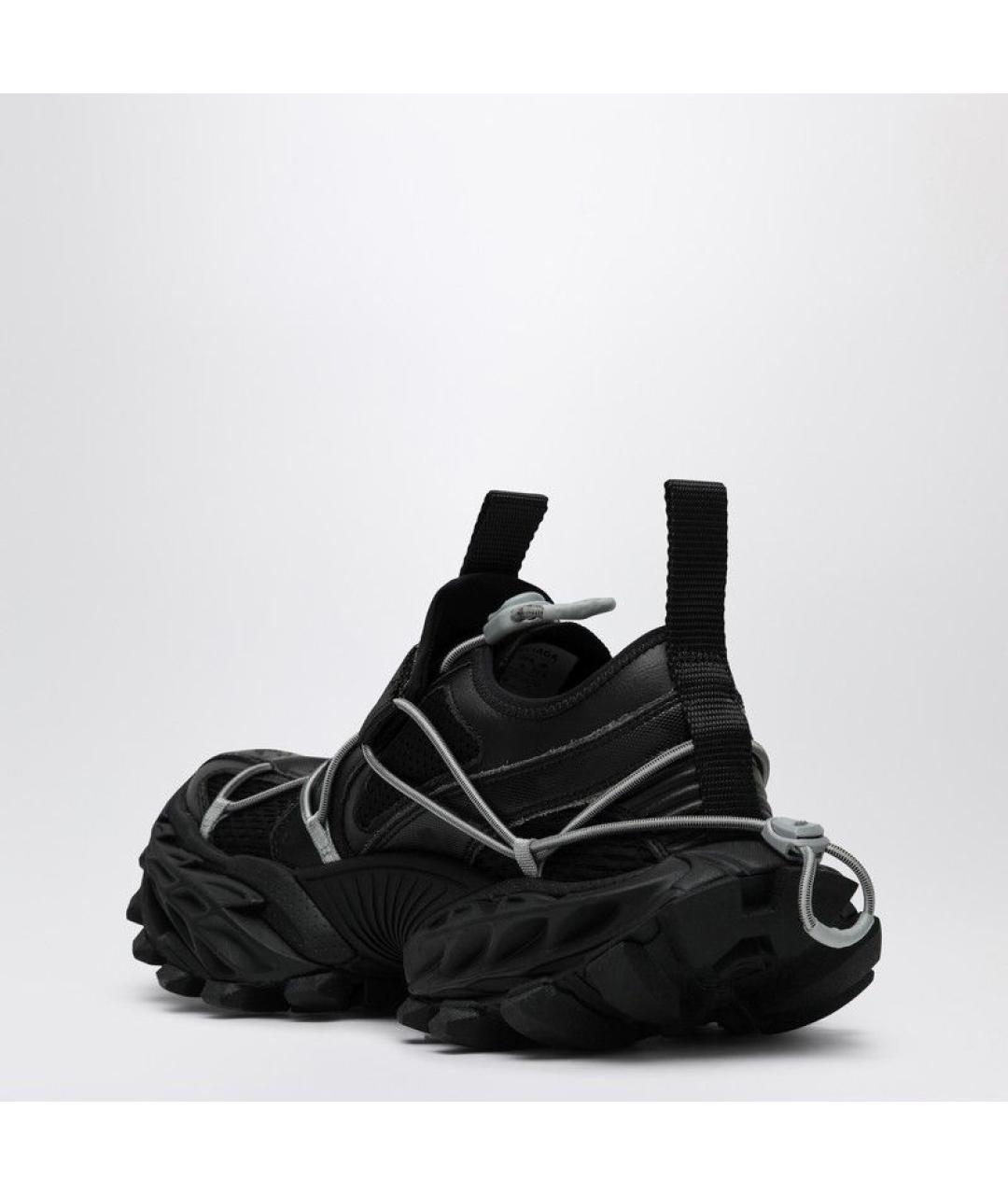 BALENCIAGA Черные низкие кроссовки / кеды, фото 3