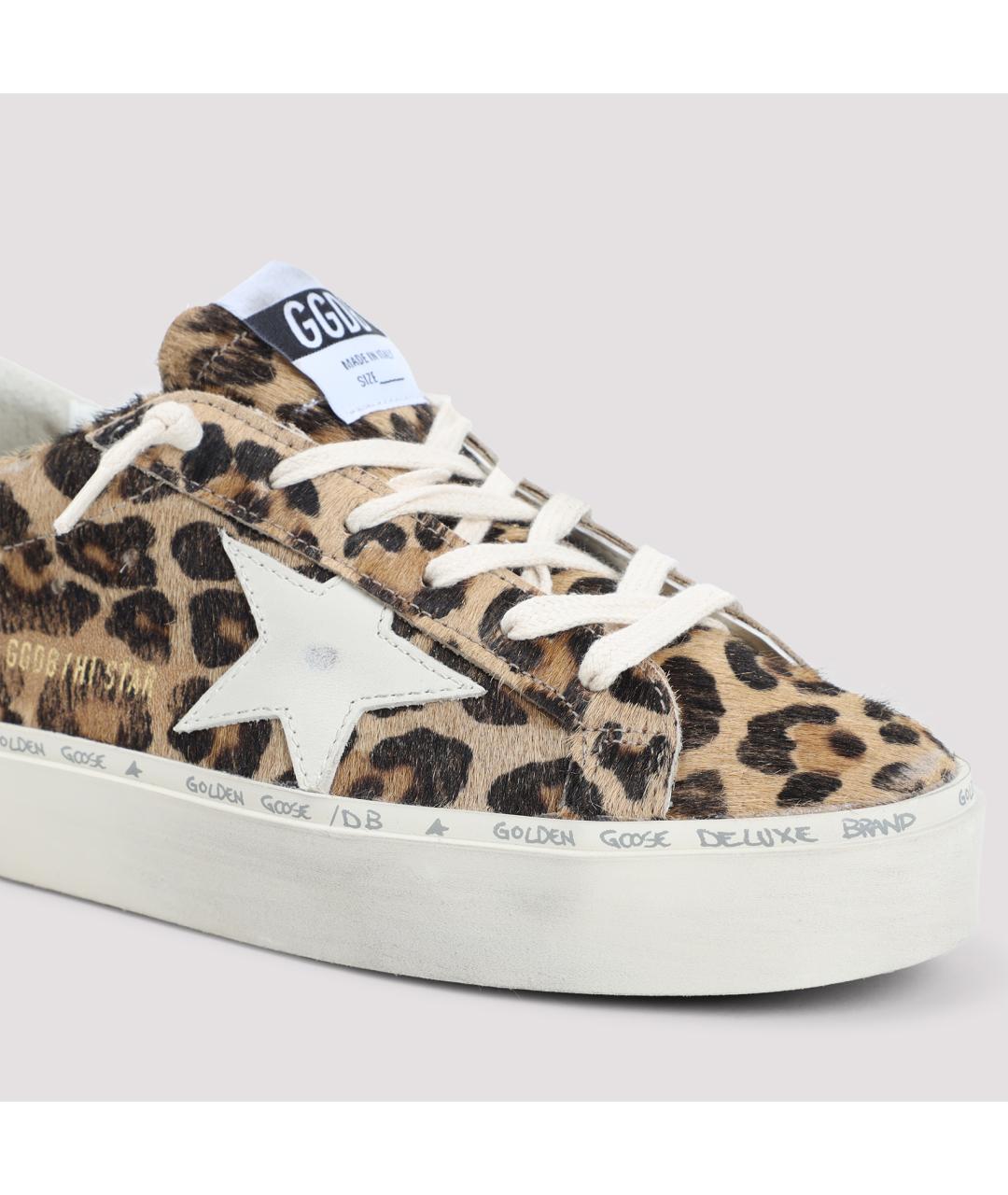 GOLDEN GOOSE DELUXE BRAND Мульти кожаные кеды, фото 4