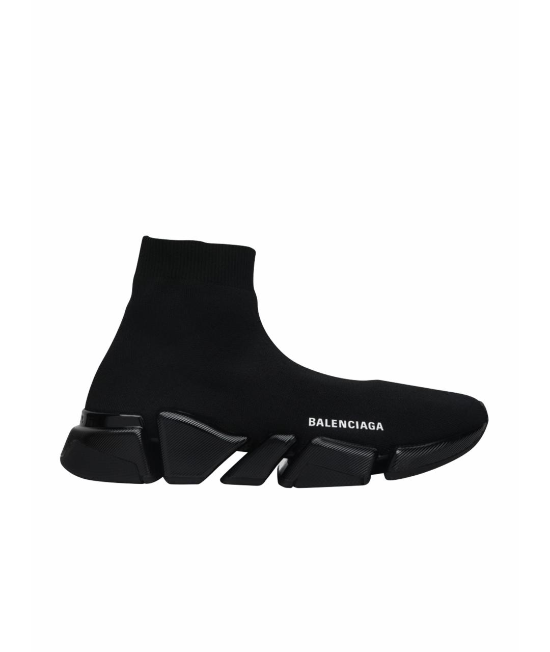BALENCIAGA Черные синтетические кроссовки, фото 1