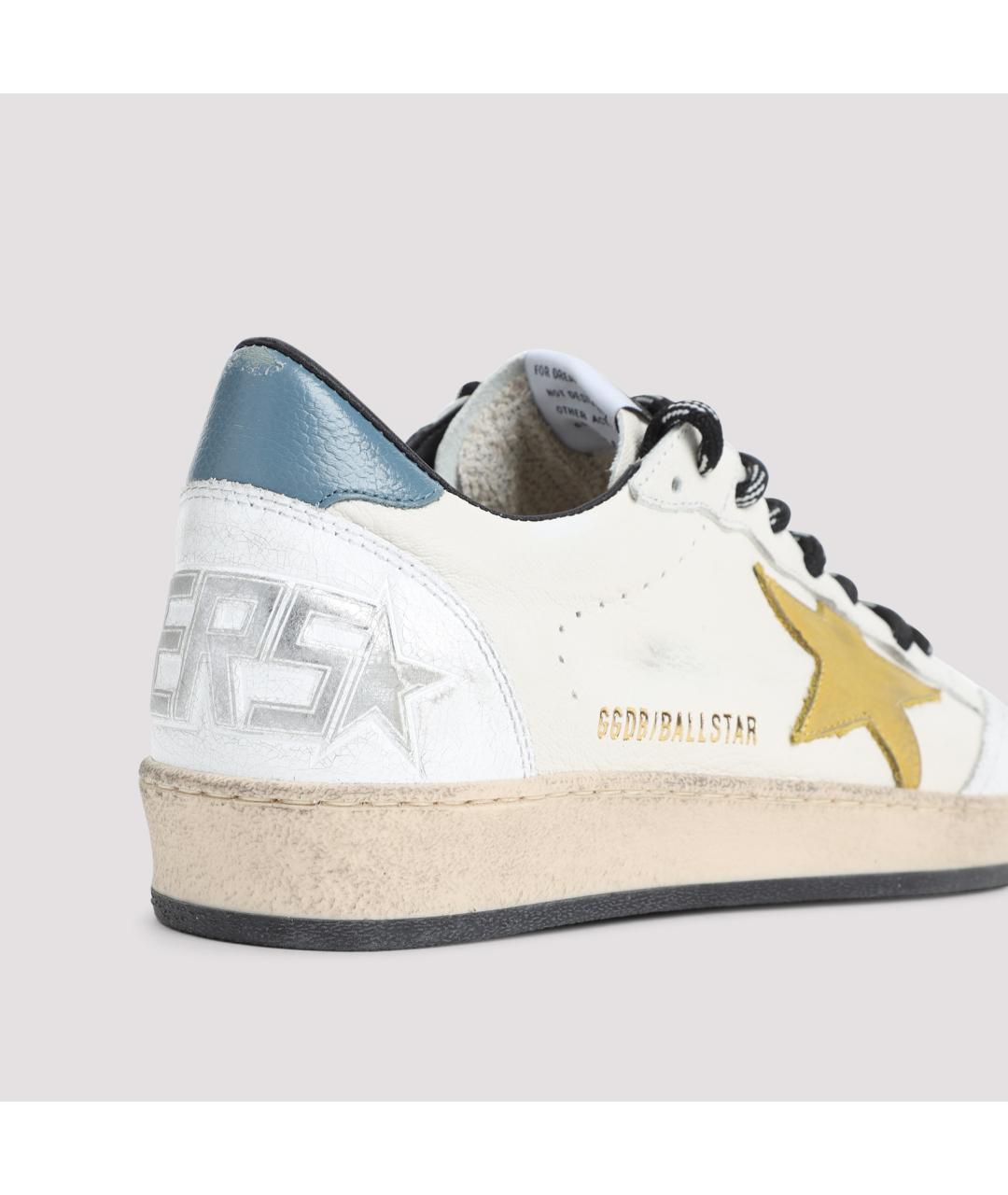 GOLDEN GOOSE DELUXE BRAND Мульти кожаные низкие кроссовки / кеды, фото 4