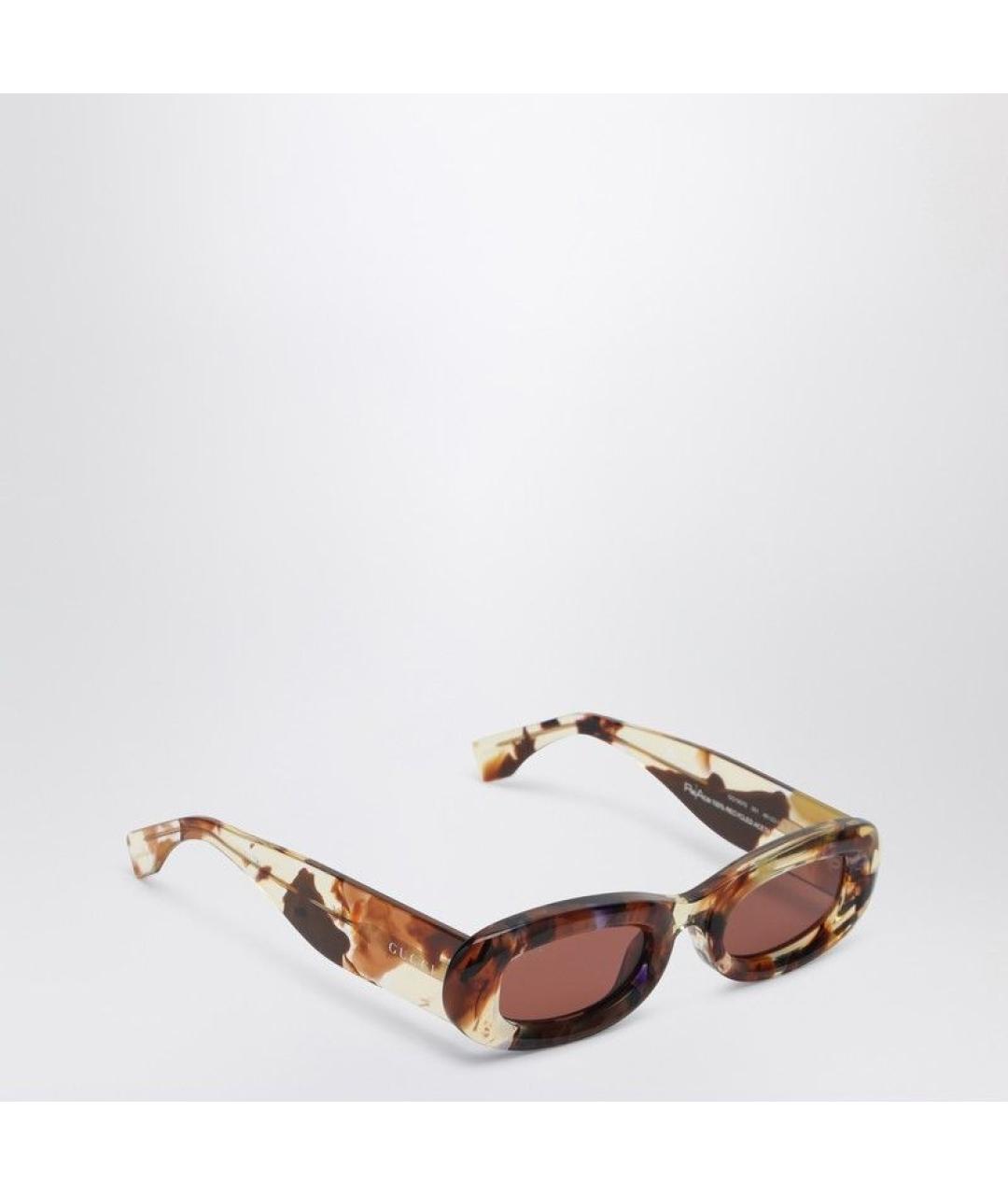 GUCCI Коричневые солнцезащитные очки, фото 2