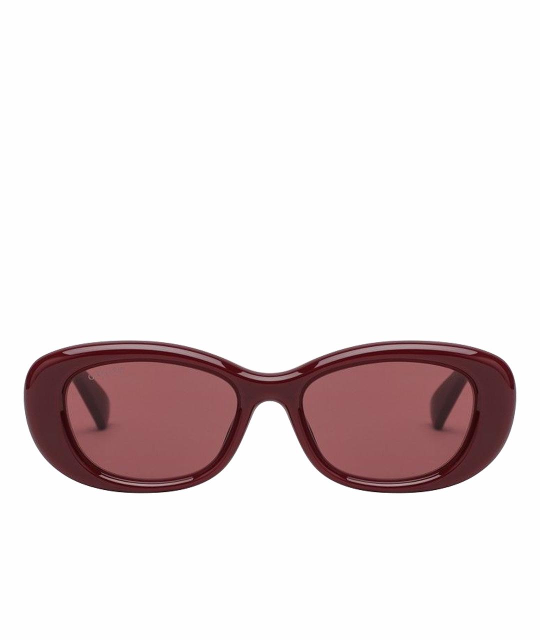 GUCCI Бордовые солнцезащитные очки, фото 1