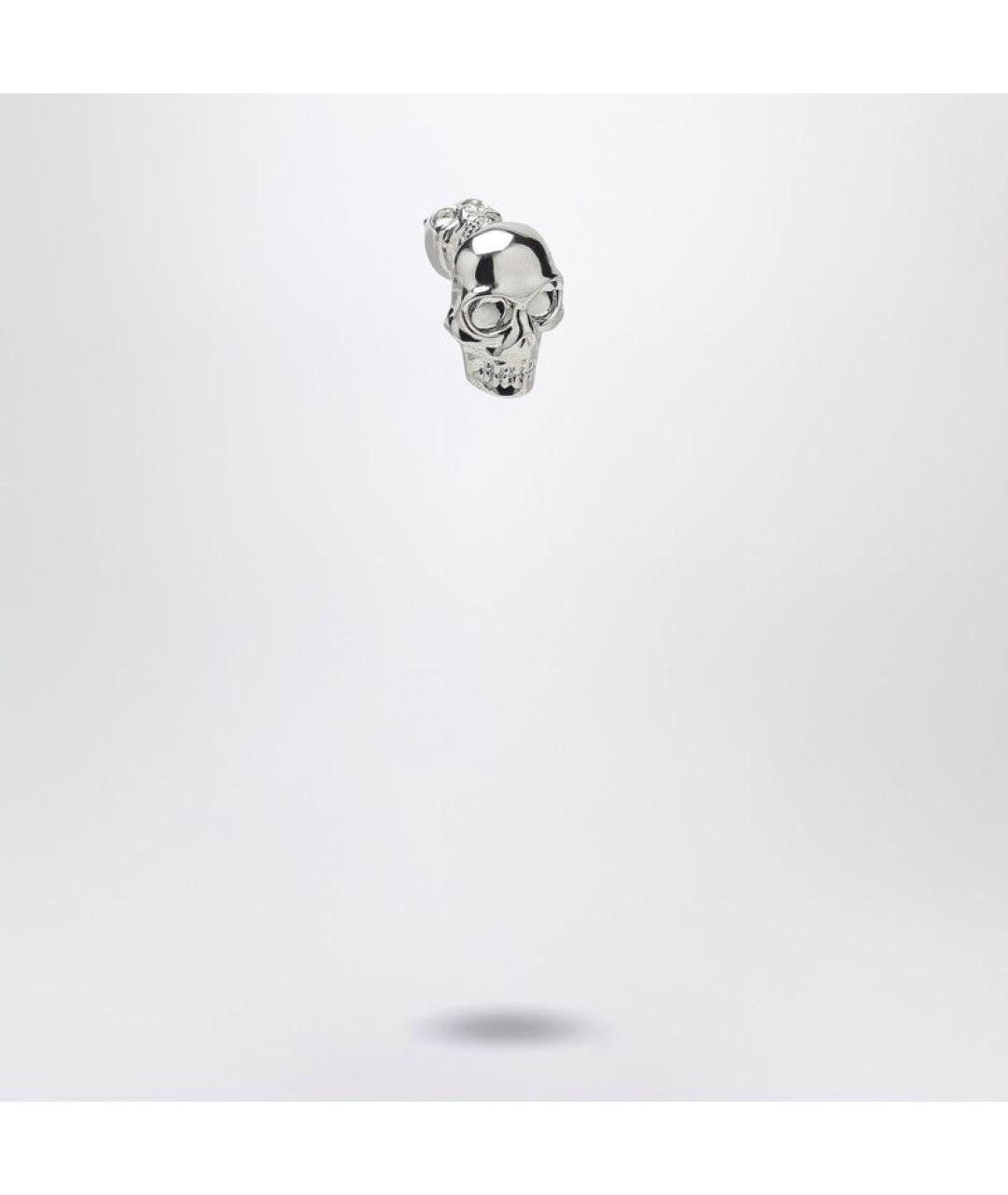 ALEXANDER MCQUEEN Серебряные металлические серьги, фото 2