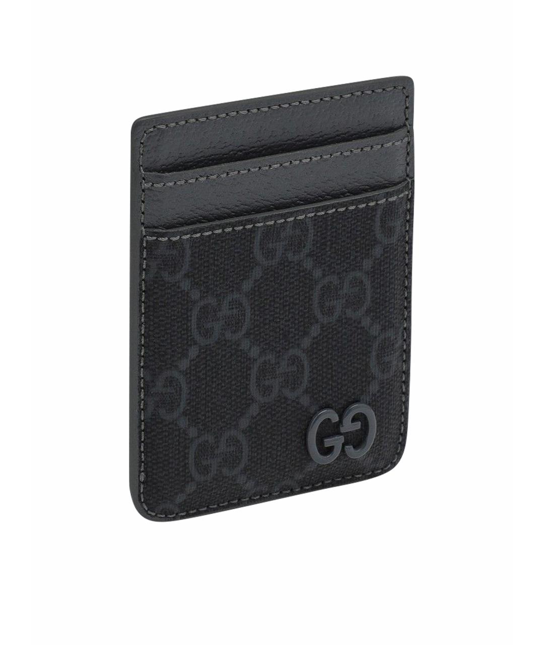 GUCCI Антрацитовый кардхолдер, фото 3