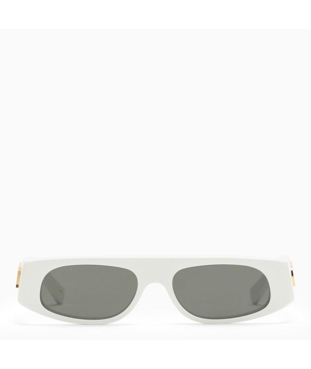 GUCCI Белые солнцезащитные очки, фото 3