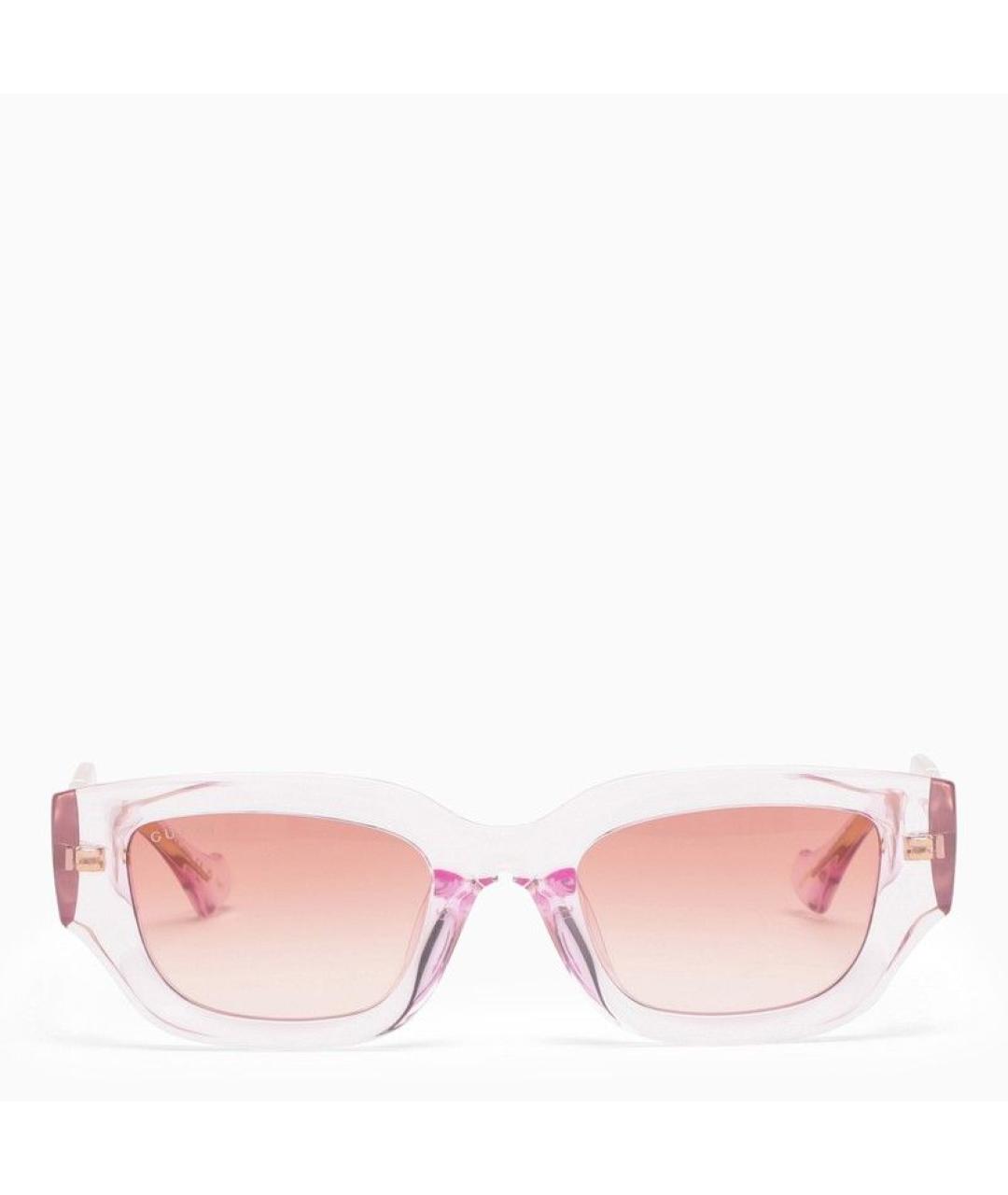 GUCCI Розовые солнцезащитные очки, фото 3