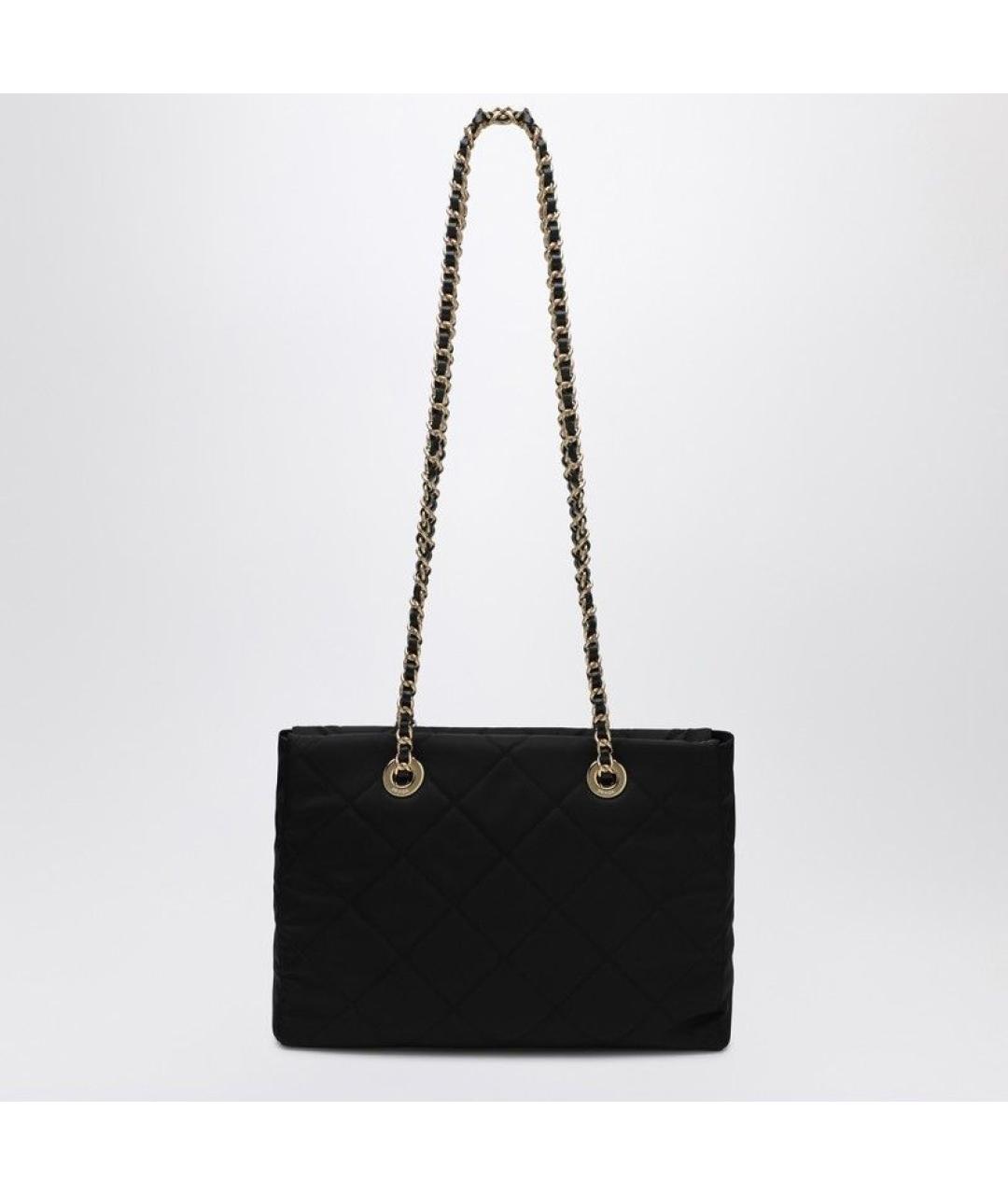 PRADA Черная синтетическая сумка тоут, фото 2