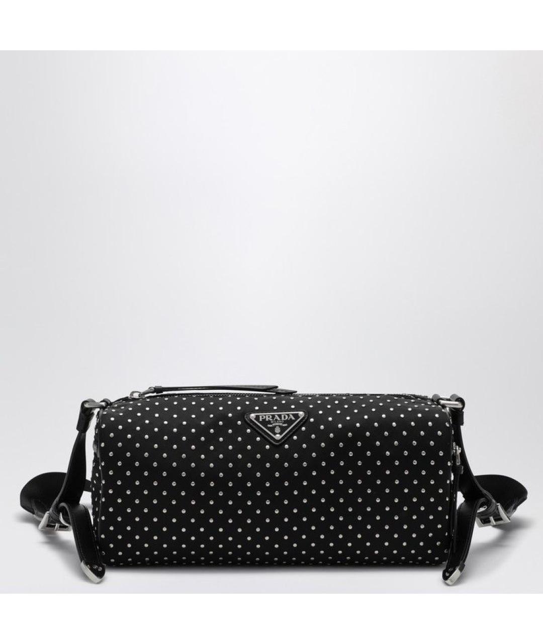 PRADA Черная синтетическая сумка через плечо, фото 3