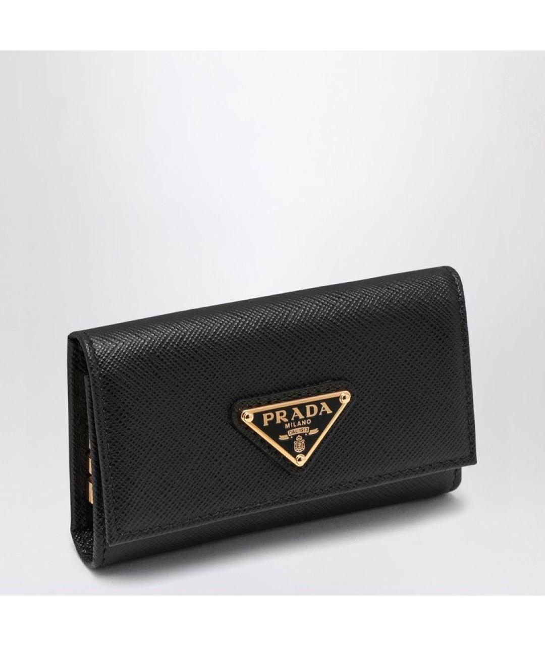 PRADA Черная ключница, фото 3