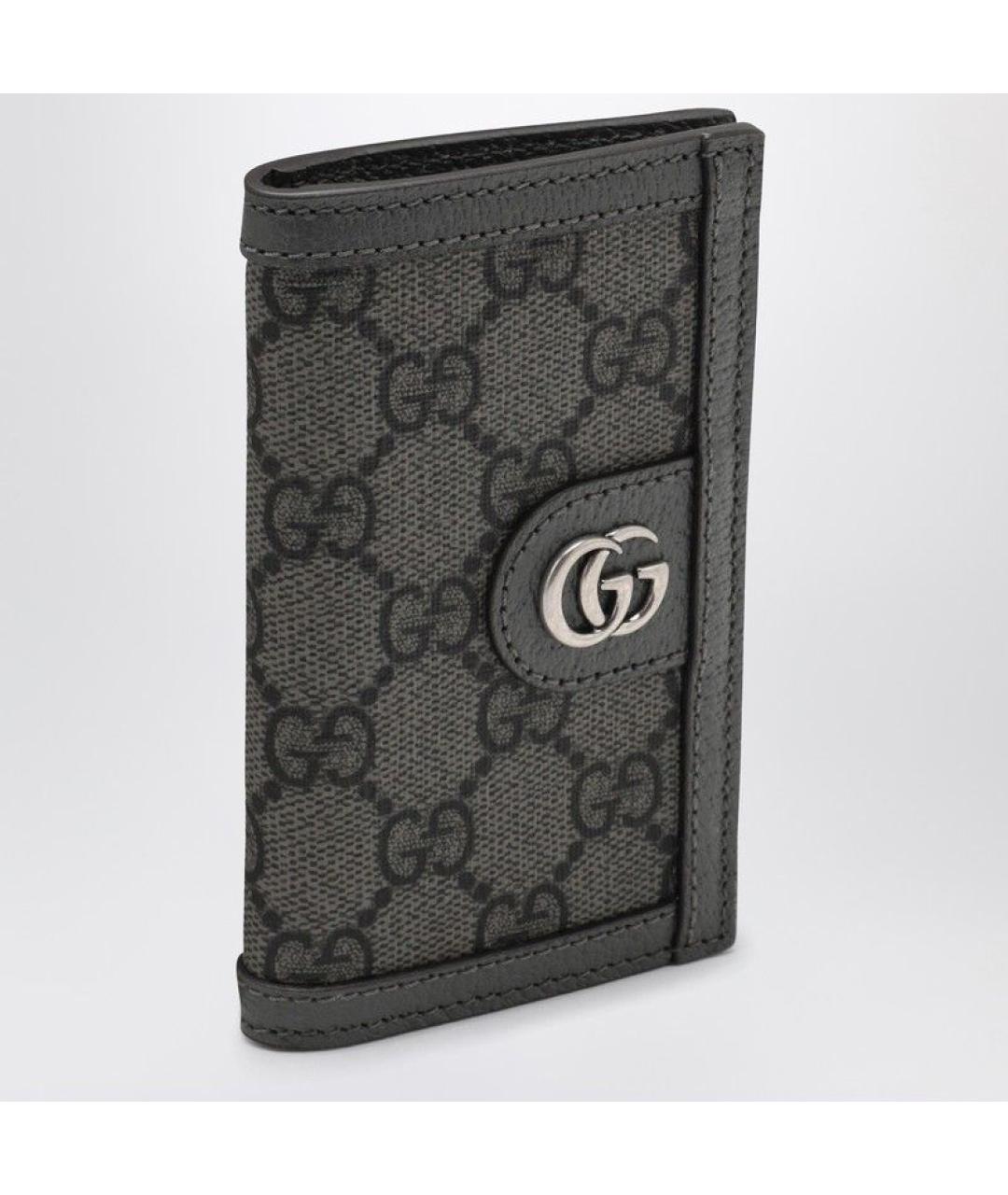 GUCCI Серый кошелек, фото 3