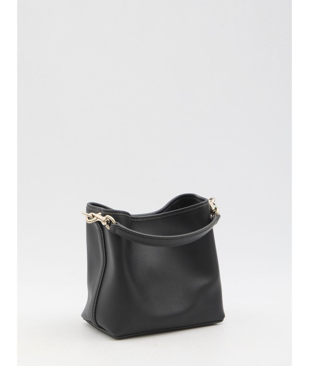 GUCCI Черная кожаная сумка через плечо, фото 2