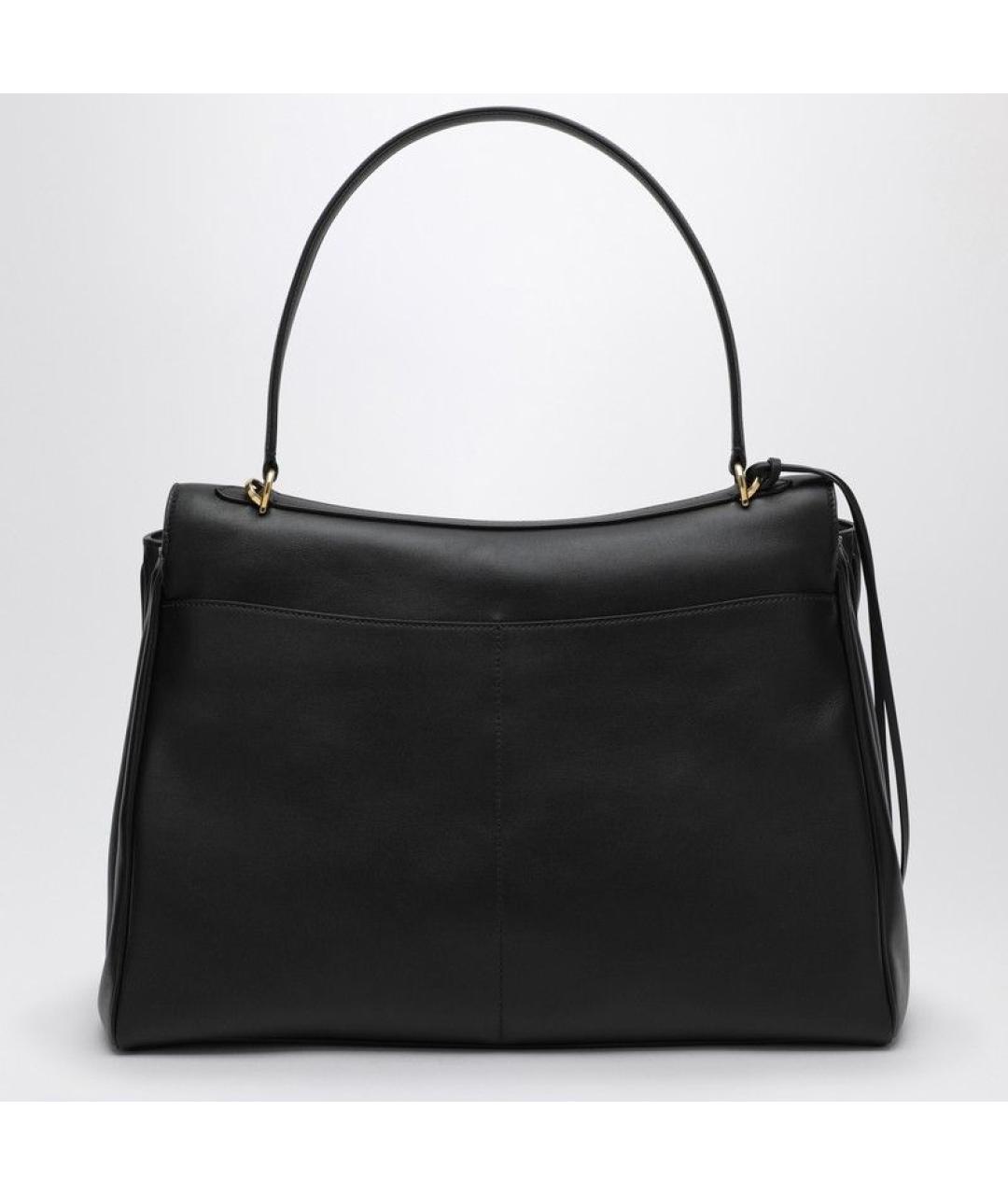 BALENCIAGA Черная кожаная сумка тоут, фото 3