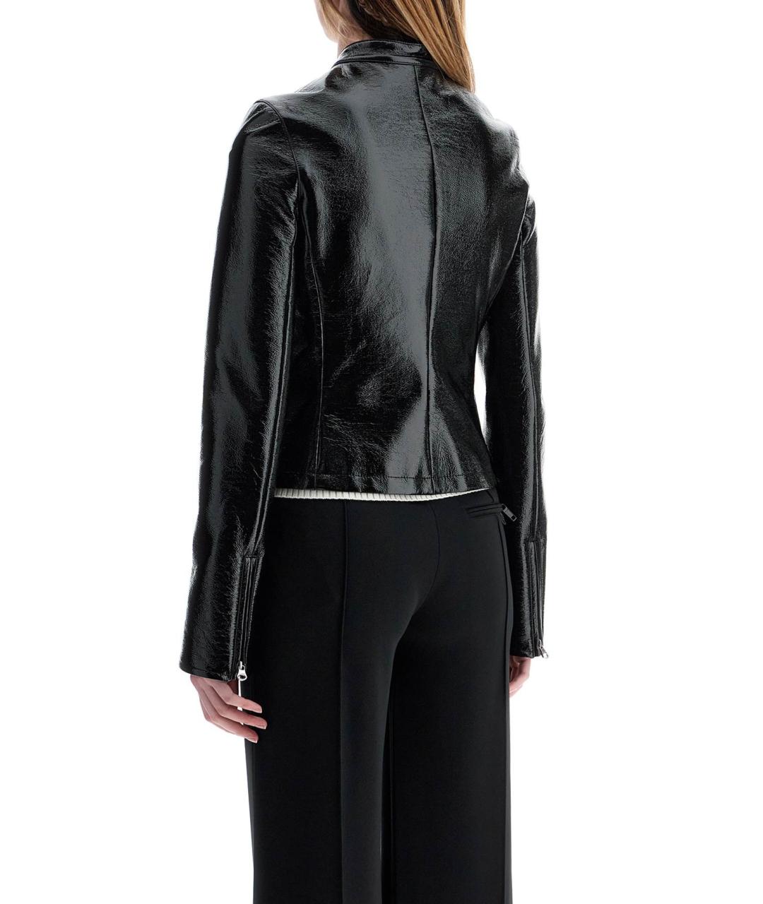 COURREGES Черная хлопковая куртка, фото 3