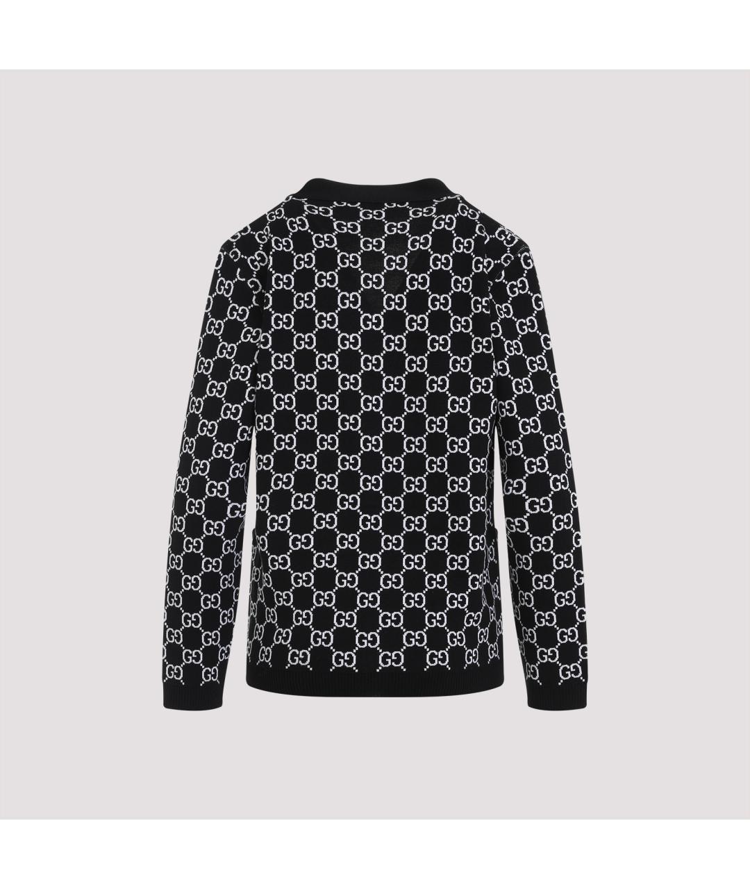 GUCCI Черный шерстяной кардиган, фото 3