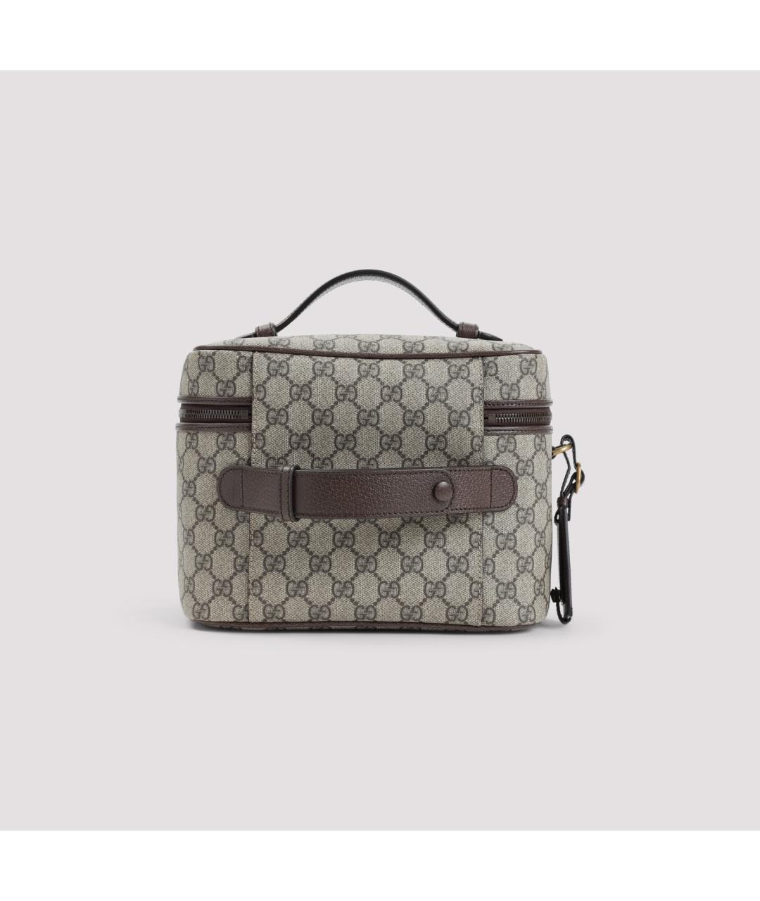 GUCCI Коричневая барсетка, фото 3