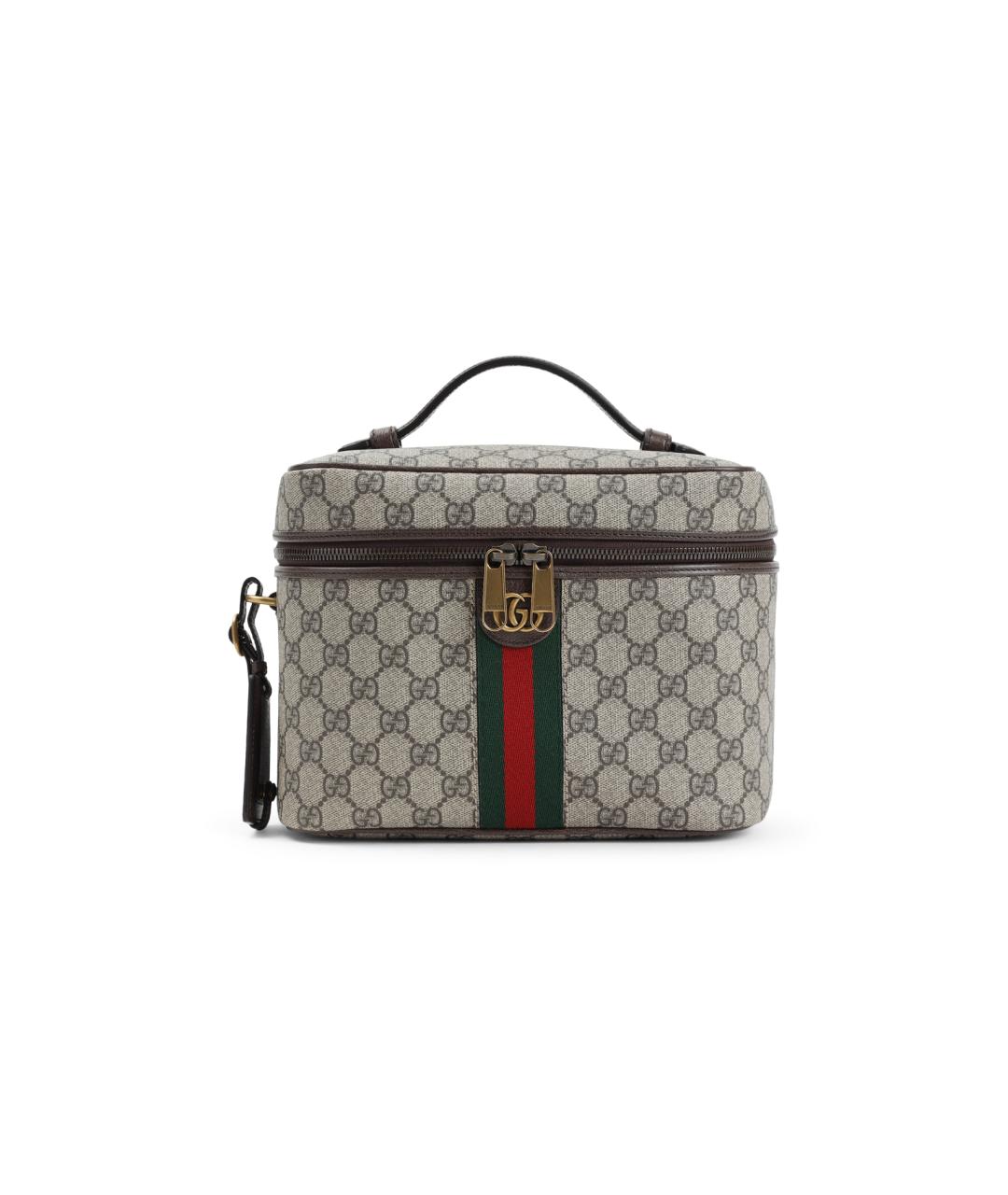 GUCCI Коричневая барсетка, фото 1