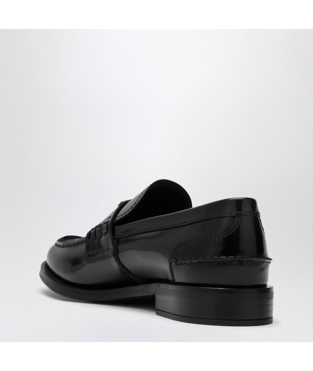PRADA Черные кожаные лоферы, фото 3