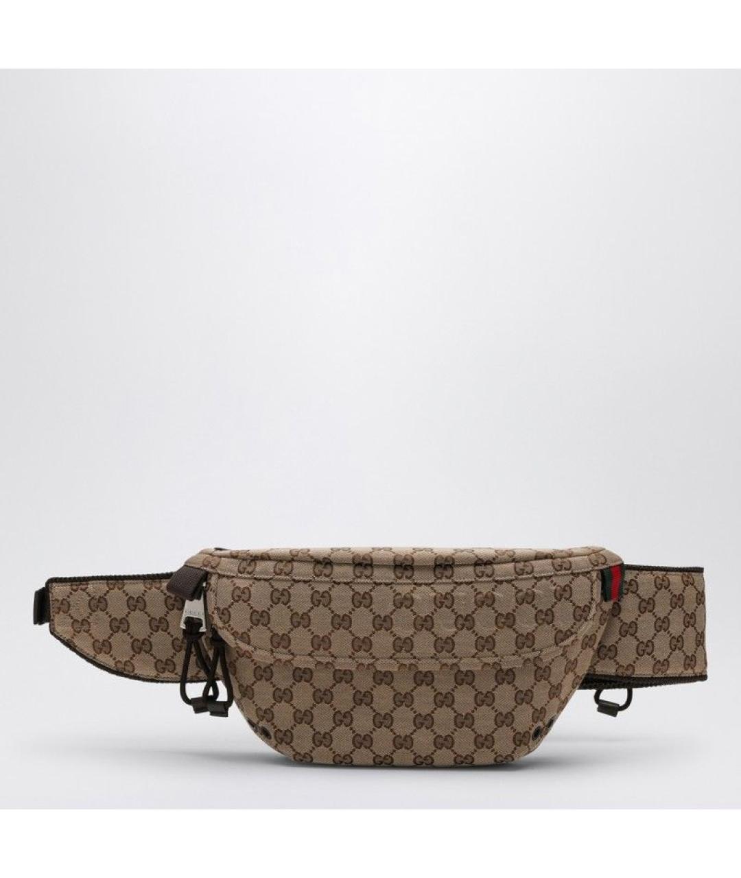 GUCCI Бежевая поясная сумка, фото 3
