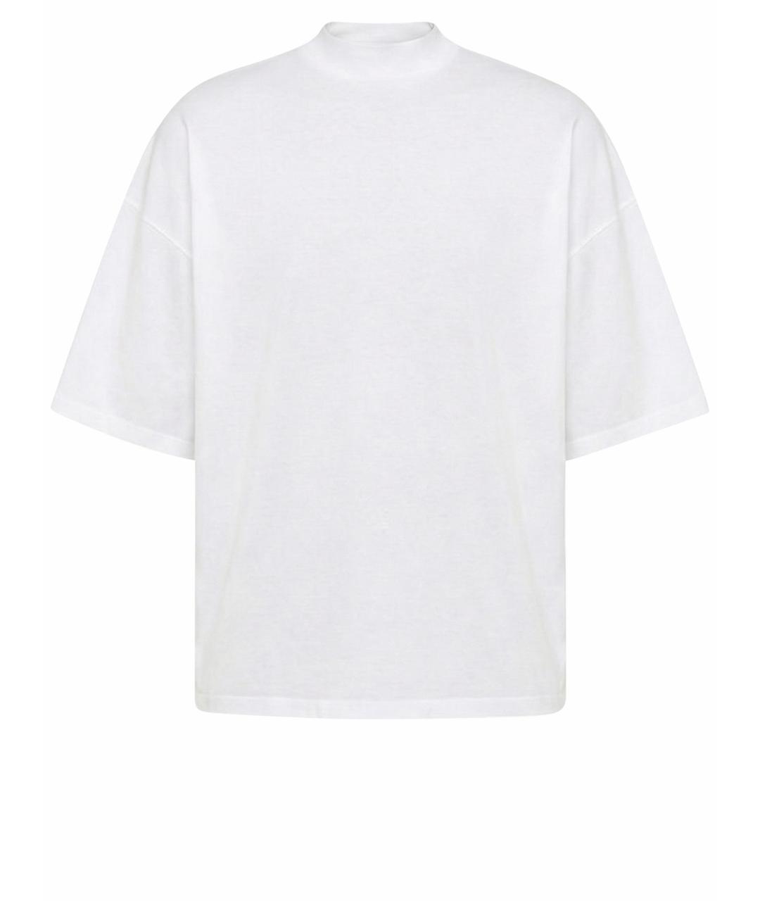 JIL SANDER Белая хлопковая футболка, фото 1