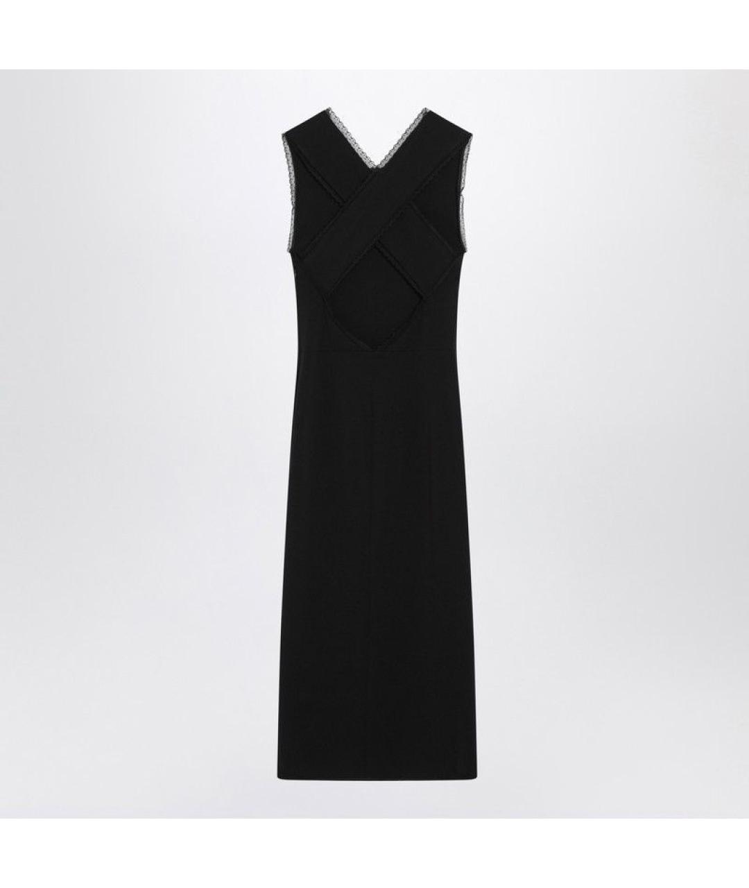 PRADA Черное полиэстеровое коктейльное платье, фото 2